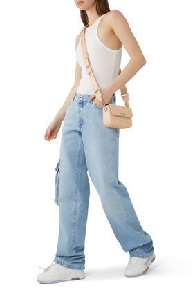 Toybox Painted Wide-Leg Jeans